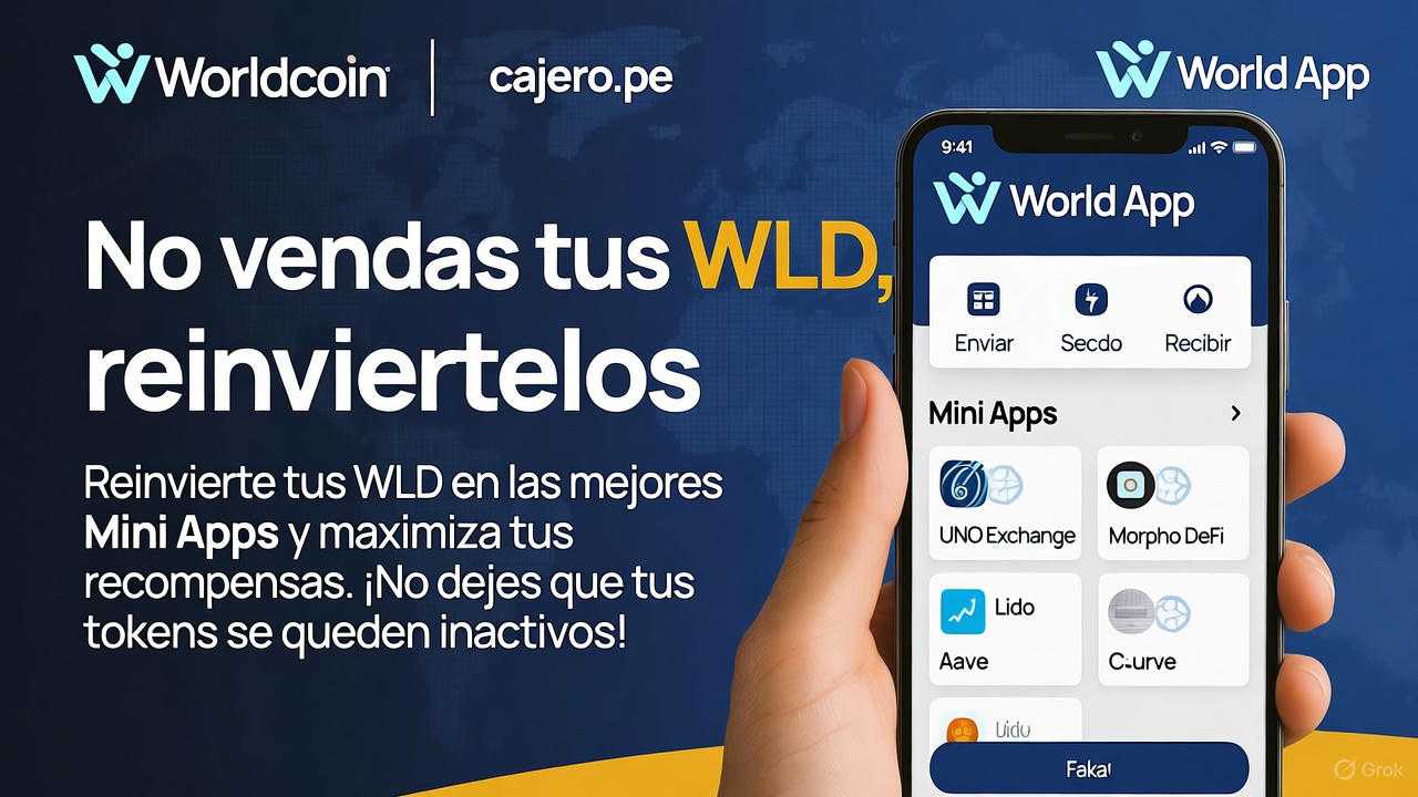 Multiplica tus WLD antes de venderlos en nuestras tiendas bitcoin · Cajero